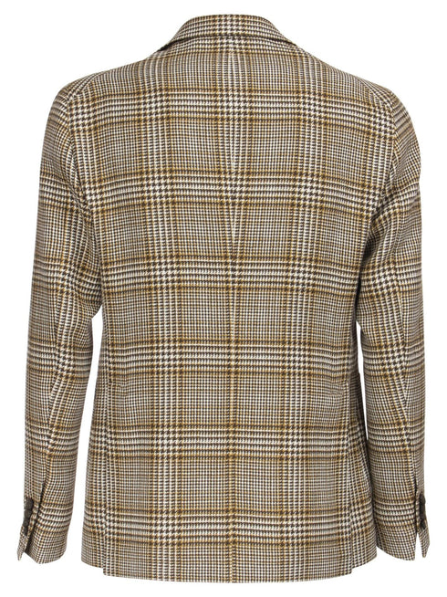 Giacca Uomo monopetto fantasia Beige bianco TAGLIATORE- Francavilla Moda